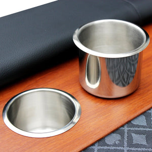 English Elm 96" Oval Poker Table Seats 10 with Speed Felt Surface Stainless Steel Cup Holders Black W2748S00048