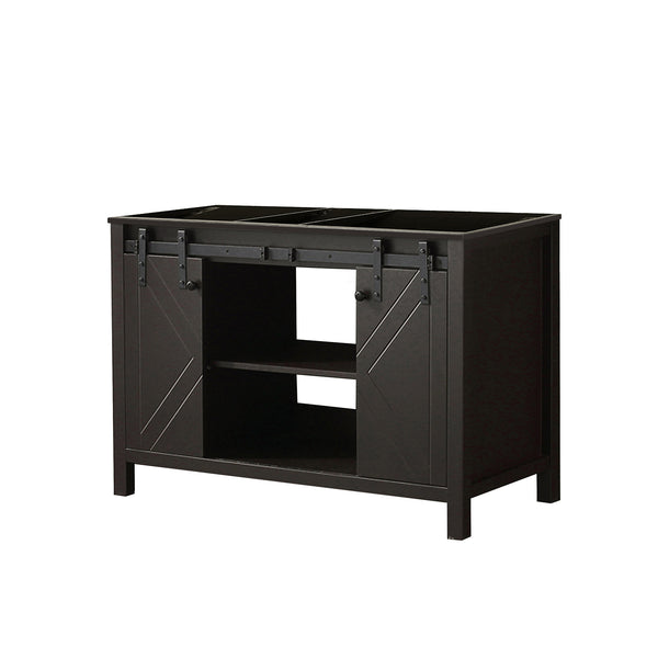 English Elm Brown Elegant 48-Inch Bath Vanity With Soft-Close Drawers, Solid Wood, And Ample Storage Solutions B2731P260025