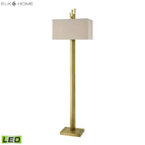 Azimuth 69'' High 2-Light Floor Lamp - Antique Brass - Includes LED Bulbs D3939-LED Elk Home