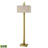 Azimuth 69'' High 2-Light Floor Lamp - Antique Brass - Includes LED Bulbs D3939-LED Elk Home