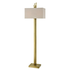 Azimuth 69'' High 2-Light Floor Lamp - Antique Brass D3939 Elk Home