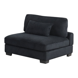 English Elm Bentley U-Shaped Modular Sectional In Black Corduroy - Stylish, Comfortable, Customizable Seating Solution B009S02138