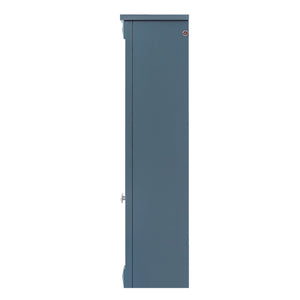 English Elm 47 Inch Wall Mounted Medicine Cabinet with Mirror Open Shelving and Adjustable Storage N710P363550C