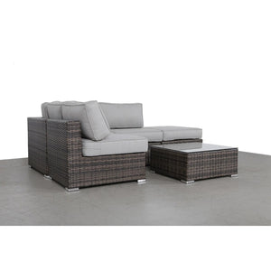 English Elm Fully Assembled 3-Piece Wicker Seating Group With Plush Cushions For Stylish, Comfortable Outdoor Relaxation B120S00269