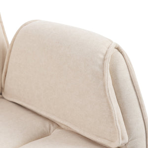 English Elm Stylish Barrel Swivel Accent Chair Upholstered Seat with Storage for Vanity or Dining W3248P424649