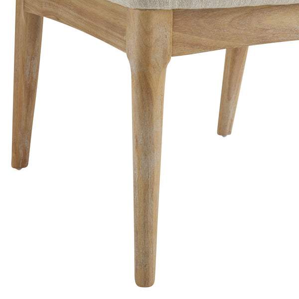 English Elm Christopher Knight Home® - Cane Rustic Upholstered Side Chair with Cane Webbing and Rubberwood Frame, Plush Seating, 2-Pack Beige+Natural N771P196517G