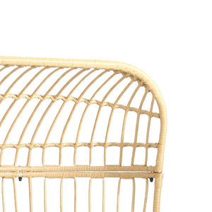 English Elm Christopher Knight Home® - Palos Outdoor Wicker Loveseat - Stylish Light Brown, Weather-Resistant Pe Rattan For Comfort & Durability N775P191275L