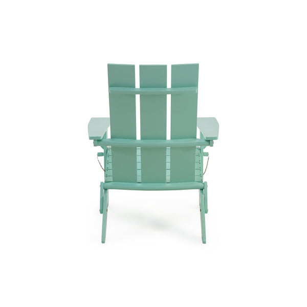 English Elm Zuma Solid Acacia Foldable Adirondack Chair Rustic Outdoor Lounger for Deck or Patio Mint 68319.00MNT
