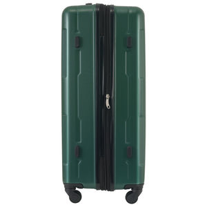 English Elm 2 Piece Abs Hard Shell Spinner Luggage Set with Tsa Lock Expandable Travel Suitcases Green N732P198744F