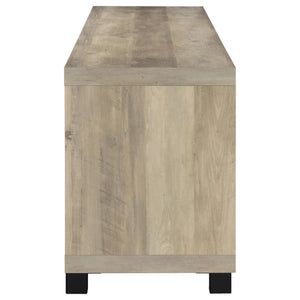 English Elm Arnaud Matte Black 3 Piece Entertainment Center with Media Towers for Living Room B062S01766