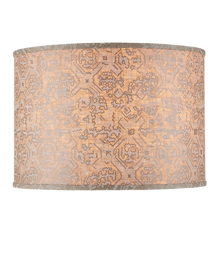 Currey & Company Nomad Beige Drum Lamp Shade - Elegant Desert-inspired Design By Lacefield For Timeless Home Décor Ivory Cotton 0900-6013-currey-company