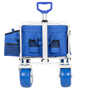 English Elm Beach Wagon with Extendable Tailgate All-terrain Tires and 500 Lb Steel Frame W2932P426706
