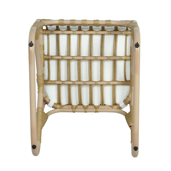 English Elm Christopher Knight Home® - Outdoor Hand-Woven PE Rattan Patio Dining Chairs Set of 2 with Iron Frame 400lb Capacity, No Assembly Required Natural,Yellow N762P236169N