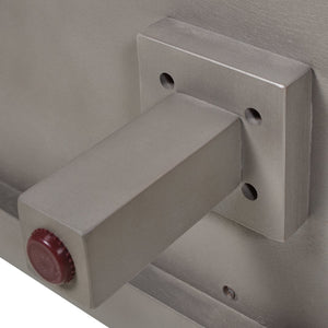 English Elm Jennifer Taylor Home - Dauphin 71" TV Stand Console Table in Grey Cashmere Wood with Gold Accents, Ample Storage, Assembled B2719P238490