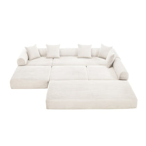 English Elm United We Win Convertible Sofa Bed – Soft Corduroy, Memory Foam Comfort For Dorms & Guest Rooms W1568S00254-GIGA