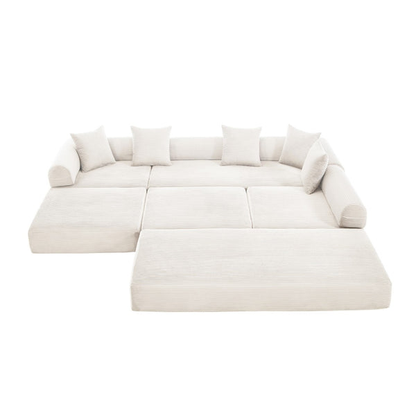 English Elm United We Win Convertible Sofa Bed – Soft Corduroy, Memory Foam Comfort For Dorms & Guest Rooms W1568S00254-GIGA