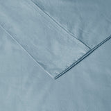 Madison Park Peached Percale Casual 200 Thread Count Relaxed Cotton Percale Sheet Set MP20-5386 Teal