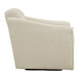 OSP Home Furnishings Cassie Swivel Arm Chair Linen