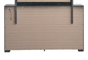 English Elm Milan Modern White Dresser with Integrated Led Lighting and Full Extension Drawers Wenge B078P497941