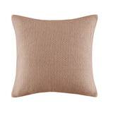 INK+IVY Bree Knit Casual Square Pillow Cover II21-1301 Brown