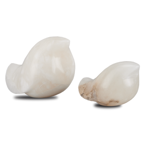 Saras Alabaster Bird Set of 2