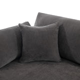 English Elm [ Video Provided] Modern Large U-Shape Sectional Sofa, With Removable Ottomans For Living Room (6-Seater)