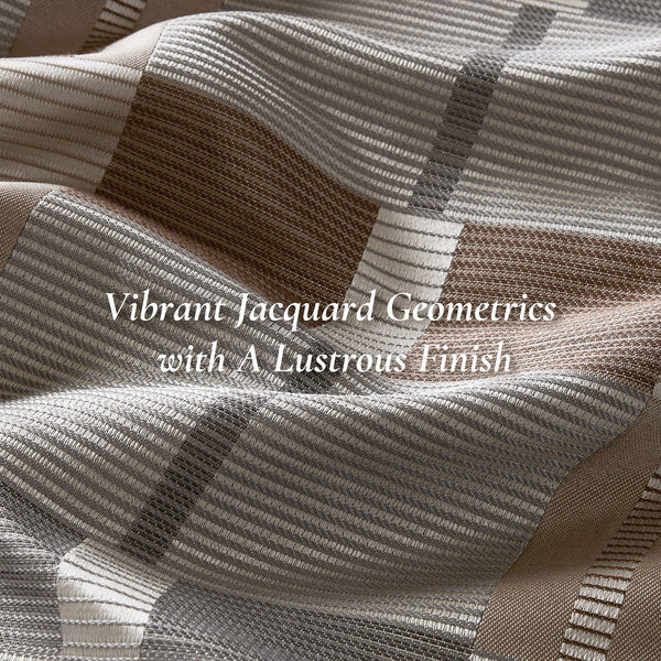 English Elm 8 Queen Jacquard Oversized Duvet Comforter Set with Euro Shams, Decorative Pillows, Plush Polyester fills Multicolor 22.83 L x 18.9 W x 15.35 H B035P319231