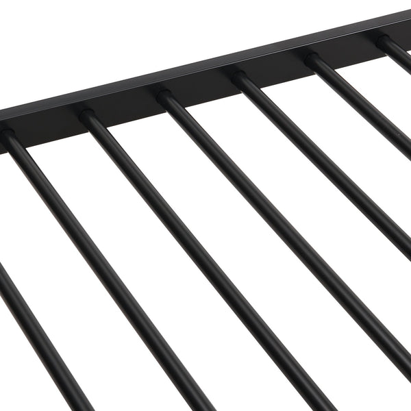 English Elm Full Over Full Metal Bunk Bed – Space-Saving Design, Easy Assembly, No Box Spring Required! W311S00050