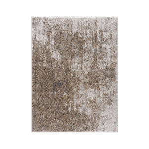 JLA Home Madison Park - Cozy Plush High-Pile Shag Rug with Grey-Cream Abstract Pattern, Non-Slip Backing & Durable Comfort 84 L x 63 W x 0.75H MP35-7591