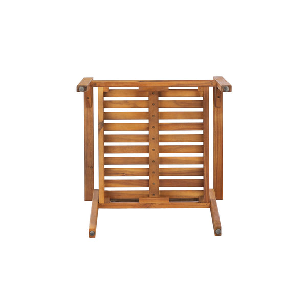English Elm Dining Chair Set of 2 Wicker and Acacia Wood for Indoor or Covered Patio Use Teak N776P381115T