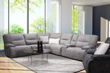 Parker Living Gladiator - Cobalt 6 Piece Modular Power Reclining Sectional with Power Adjustable Headrests