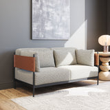 Stirbe Loveseat Gray 110345 Zuo Modern