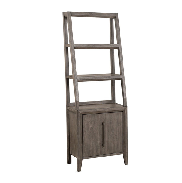 English Elm Avana 72 Inch Pier Cabinet Acacia Veneer Open Shelving Fully Assembled Study Storage B108P468530