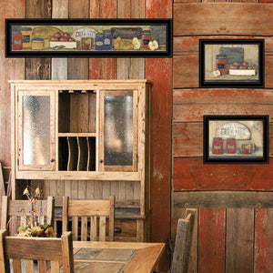 English Elm Trendy Decor 4u Farmhouse Triptych Wall Art Set Solid Wood Framed Country Kitchen B06787767