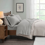 True North by Sleep Philosophy Micro Fleece Casual Sheet Set SHET20-736 Grey