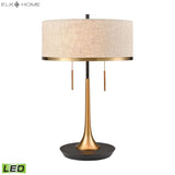 Magnifica 22'' High 2-Light Table Lamp - Black - Includes LED Bulbs D4067-LED Elk Home