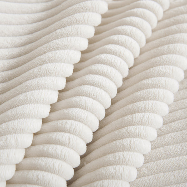 English Elm Corduroy L-Shaped Sectional Sofa With Storage Ottoman & Lumbar Pillows – Cozy Modern Comfort For Any Room W714S00641