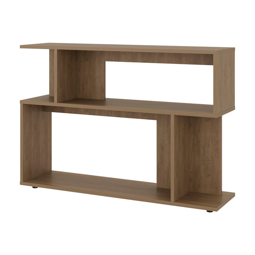 English Elm Natural Oak Slim Open Shelf Console Table for Entryway Living Room or Office B062P476875
