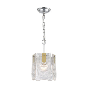 Darjeeling 8.5'' Wide 1-Light Mini Pendant - Clear D4176 Elk Home