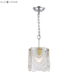 Darjeeling 8.5'' Wide 1-Light Mini Pendant - Clear D4176 Elk Home