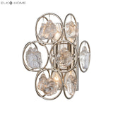 Precious 12.88'' High 2-Light Sconce - Polished Nickel D4203 Elk Home