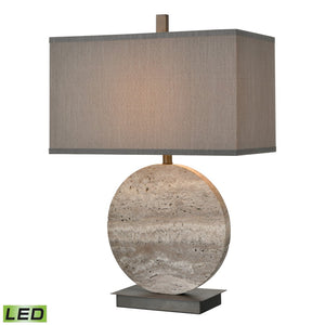 Vermouth 26.5'' High 1-Light Table Lamp - Gray - Includes LED Bulb D4232-LED Elk Home