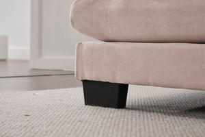 English Elm United We Win U-Shaped Modular Cloud Couch, 110" Chenille Sectional With Memory Foam & Storage W1568S00236-GIGA