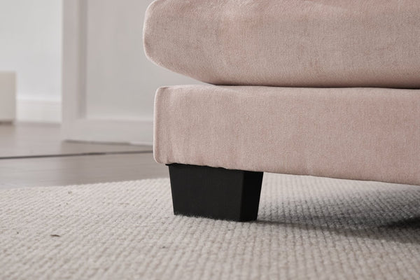 English Elm United We Win U-Shaped Modular Cloud Couch, 110" Chenille Sectional With Memory Foam & Storage W1568S00236-GIGA