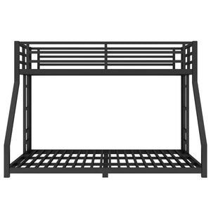 English Elm Metal Twin Xl Over Queen Bunk Bed For Teens & Adults - Space-Saving, Sturdy & Noise-Reducing Design! W1580P243343