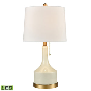 Small But Strong 21'' High 1-Light Table Lamp - White - Includes LED Bulb D4312-LED Elk Home