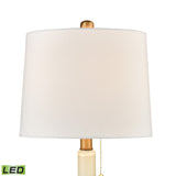 Small But Strong 21'' High 1-Light Table Lamp - White - Includes LED Bulb D4312-LED Elk Home