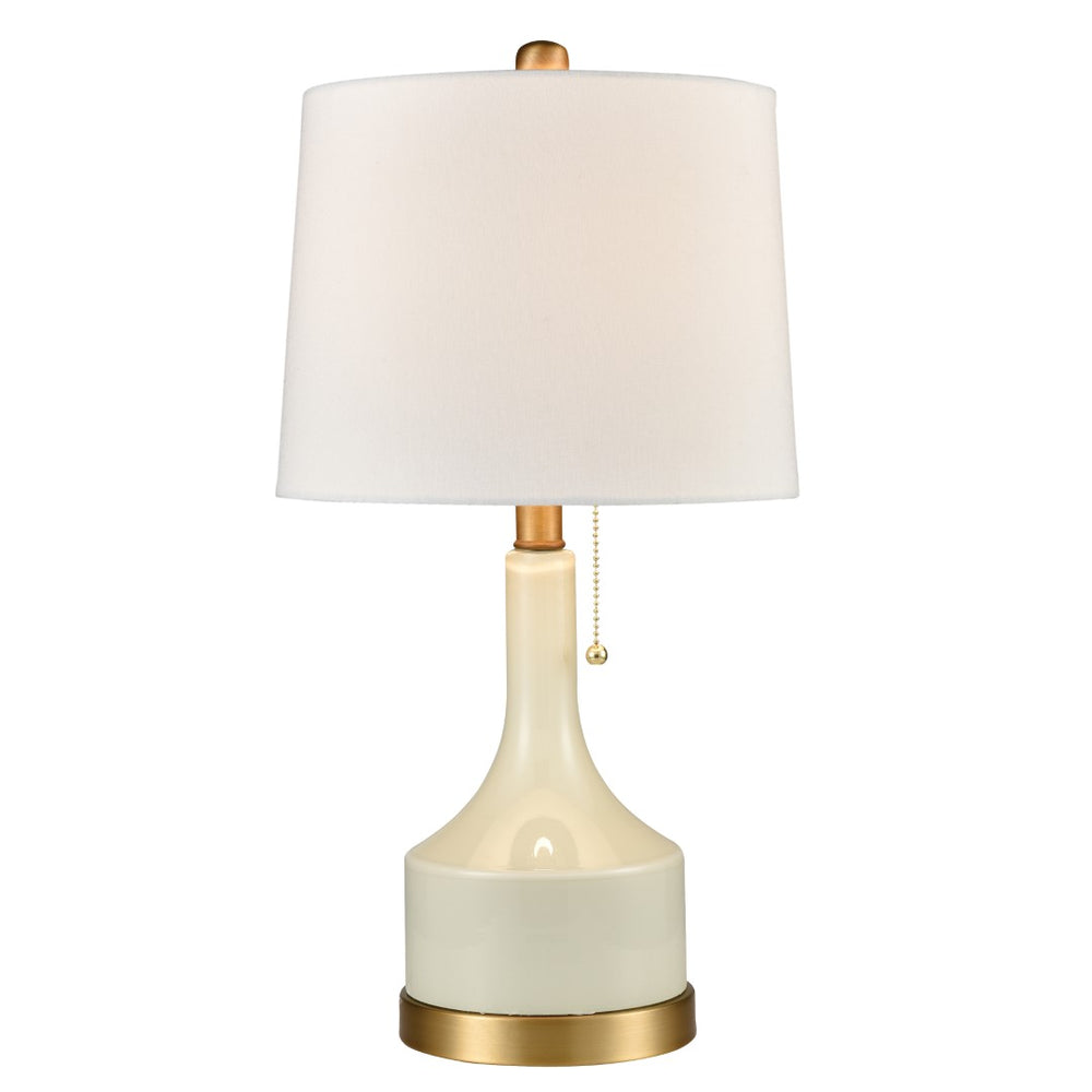 Small But Strong 21'' High 1-Light Table Lamp - White D4312 Elk Home