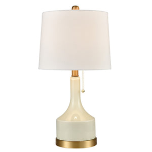 Small But Strong 21'' High 1-Light Table Lamp - White D4312 Elk Home