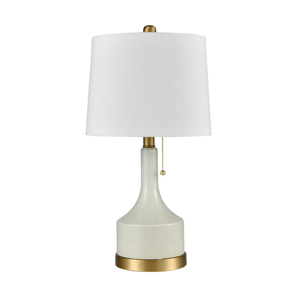 Small But Strong 21'' High 1-Light Table Lamp - White D4312 Elk Home